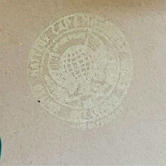 Vintage Gene Doris Cream Felt Hat with Netting and Bow 1940's Costume Prop - Picture 7 of 7